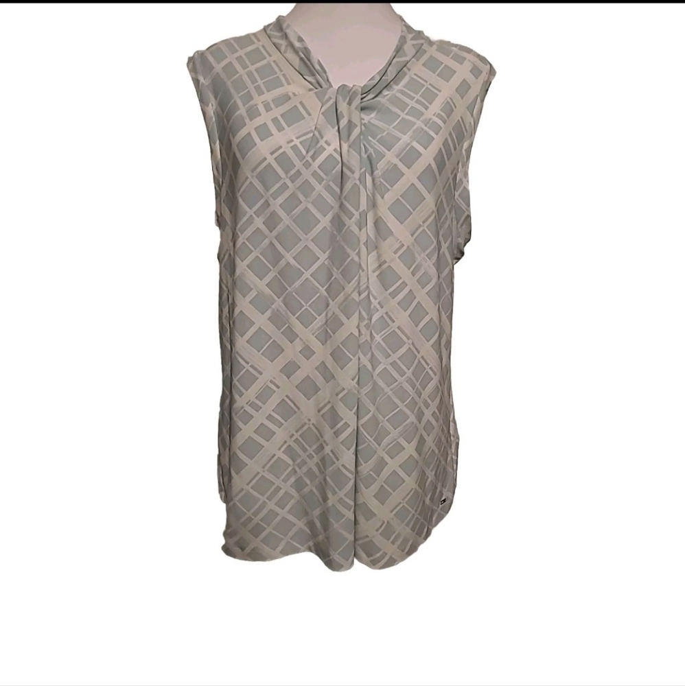 Tommy Hilfger Knot-Neck Sleeveless Top, Sz XL NWT